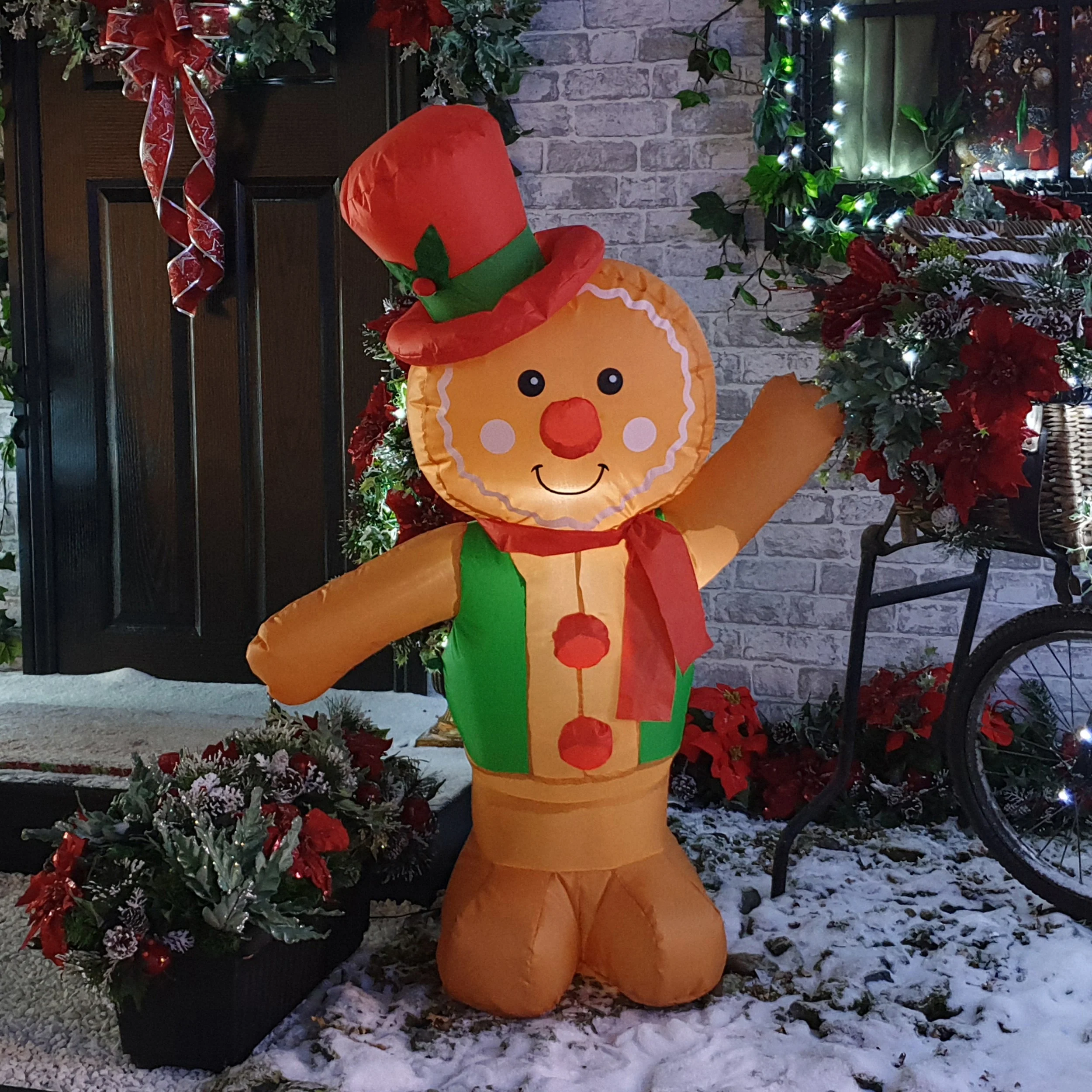 1.2M Inflatable Gingerbread - Image 2
