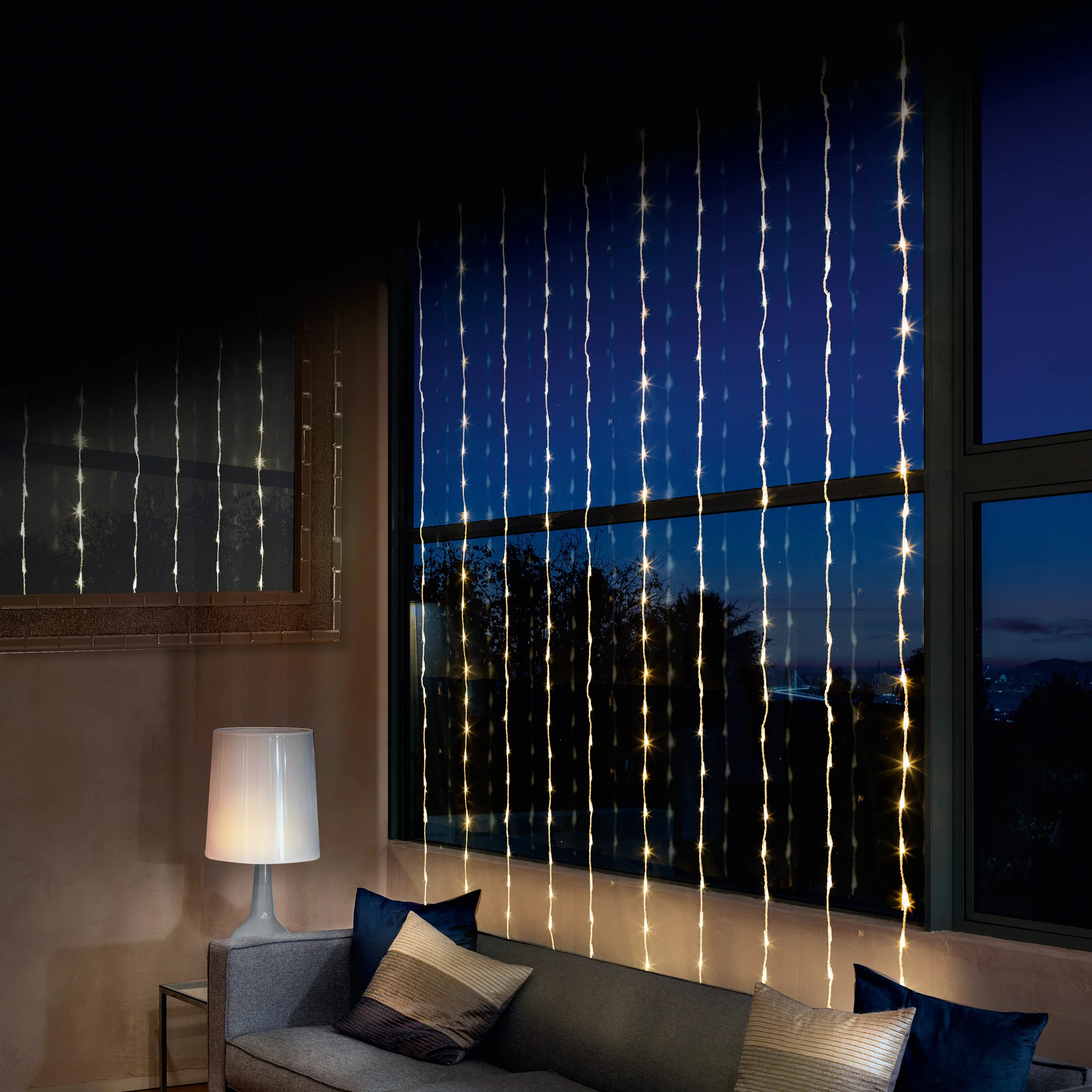 240 Warm White Led Waterfall - Image 2