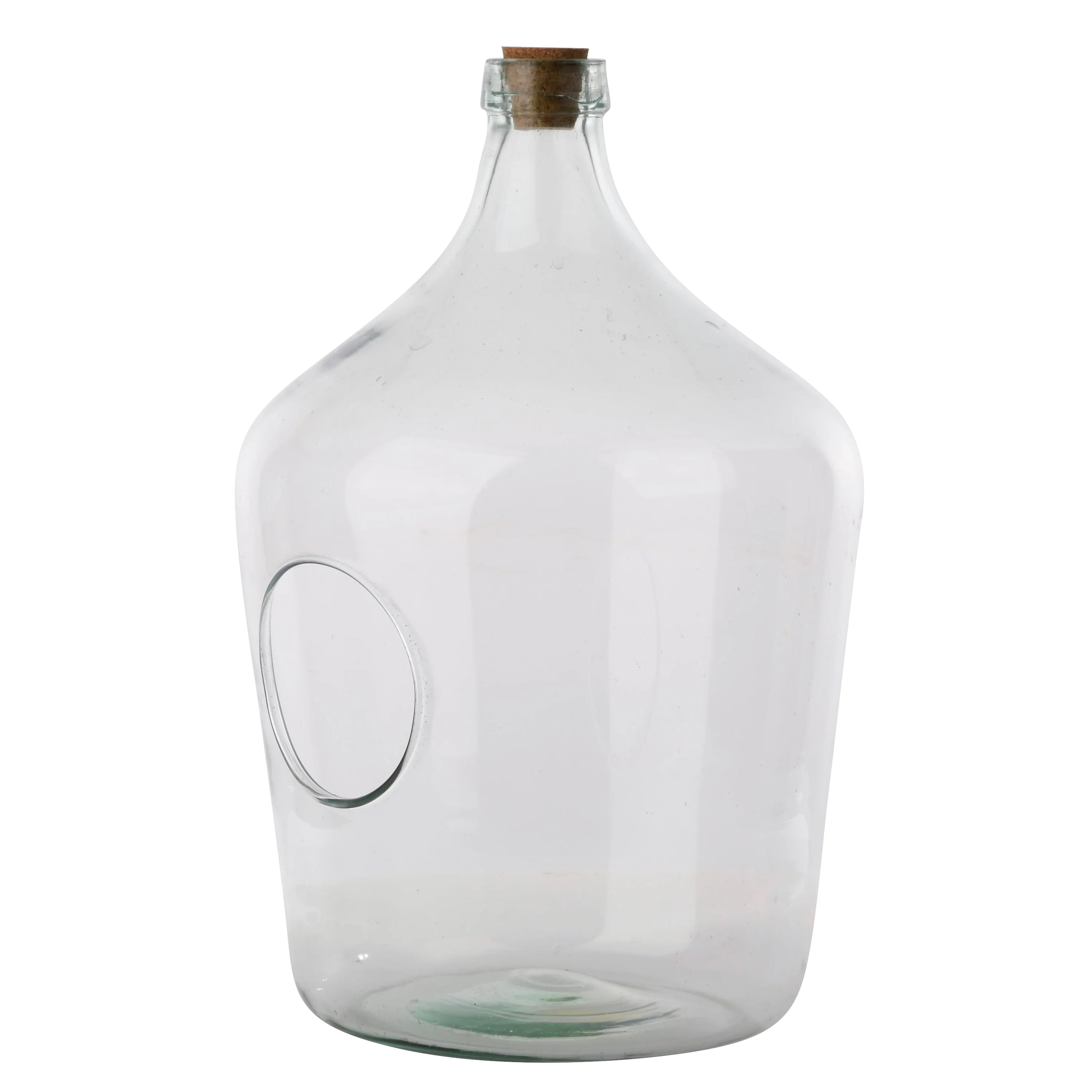 AGG85 - OPEN TERRARIUM CLEAR BOTTLE ( 10