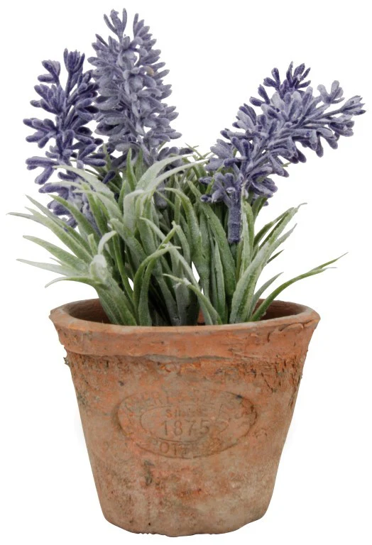 AH009 - ARTIFICIAL LAVENDER IN AGED TERRA