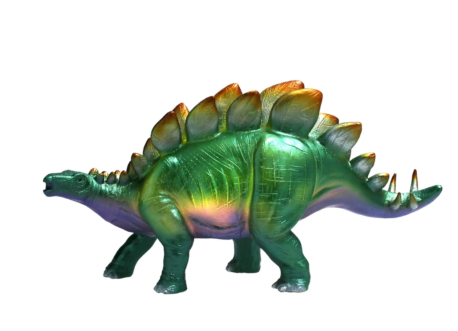 Coloured Resin LED Dinosaur Orn, 2as - Image 2