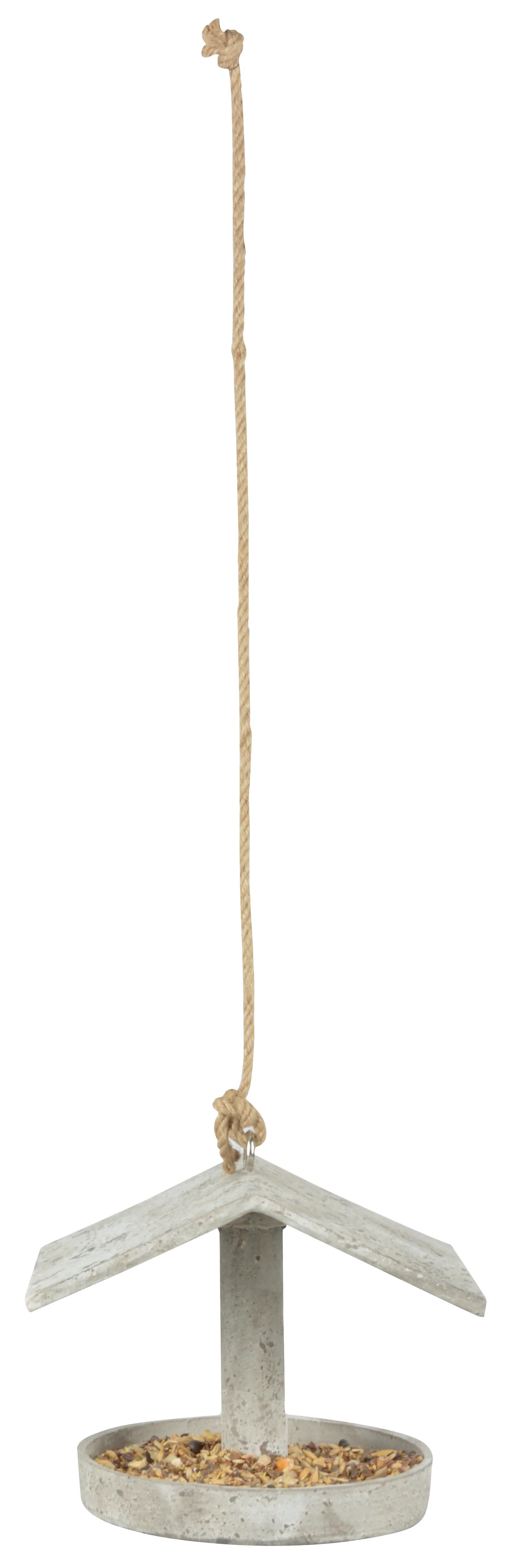 FB410 - AGED RESIN TRIANGLE HANGING BIRD