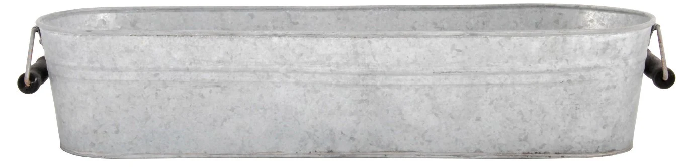 OZ49 - OLD ZINC FLOWER POT (9CMS)