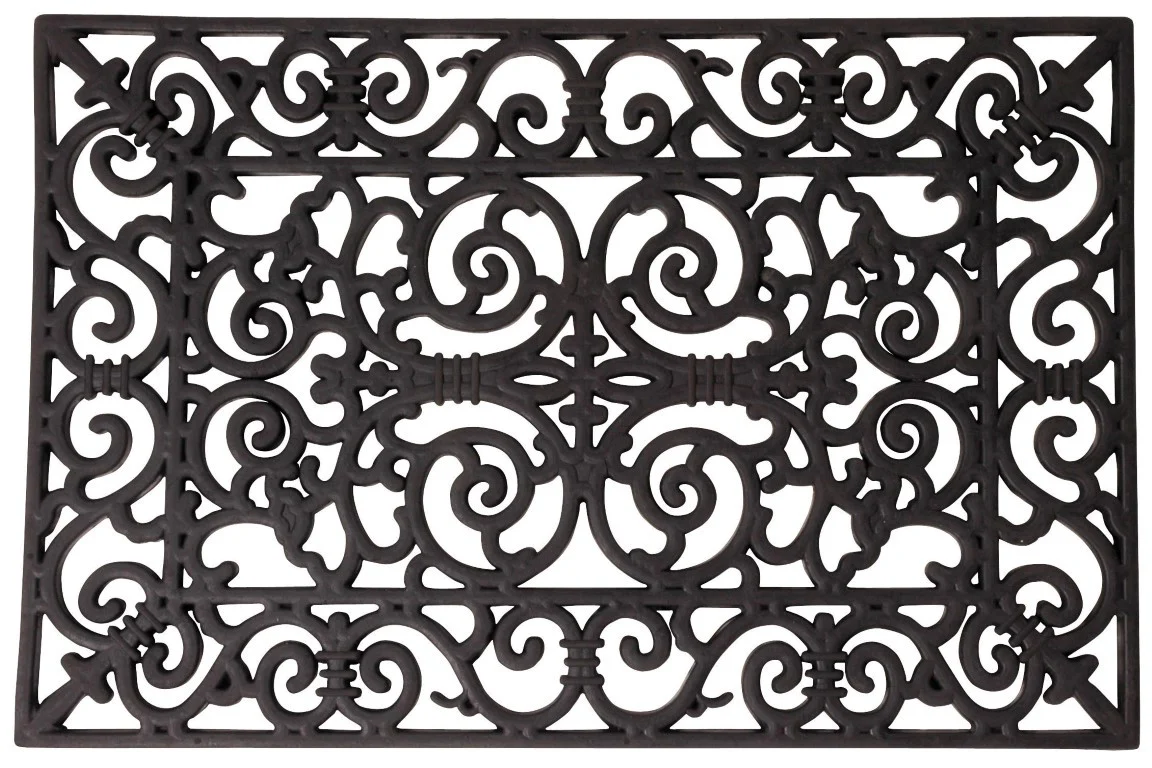 RB04 - HALF-ROUND RUBBER DOORMAT