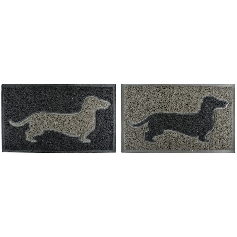 RB194 - PRINTED DOORMAT (FLOWERS ON STEPS