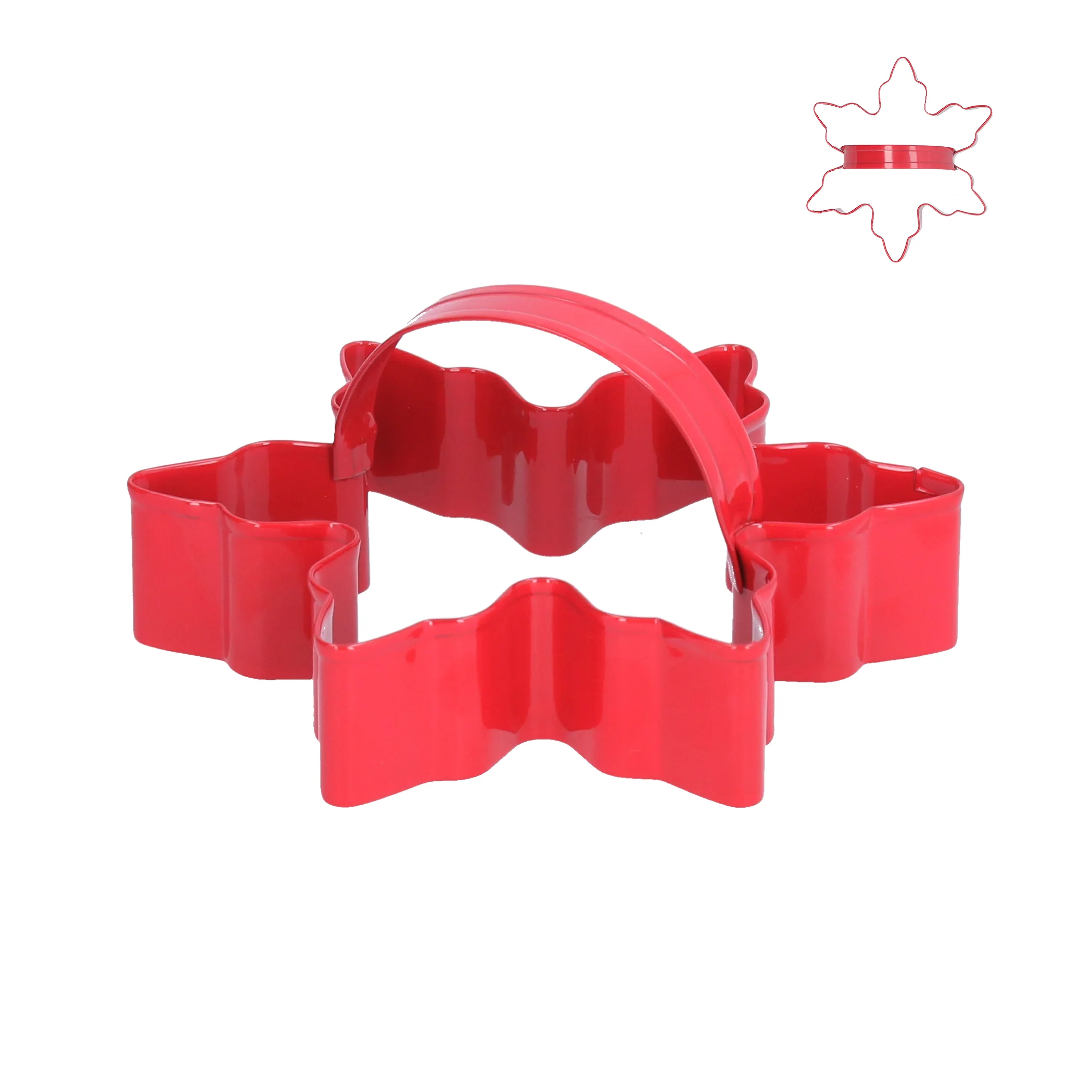Red Snowflake Tin Coookie Cutter