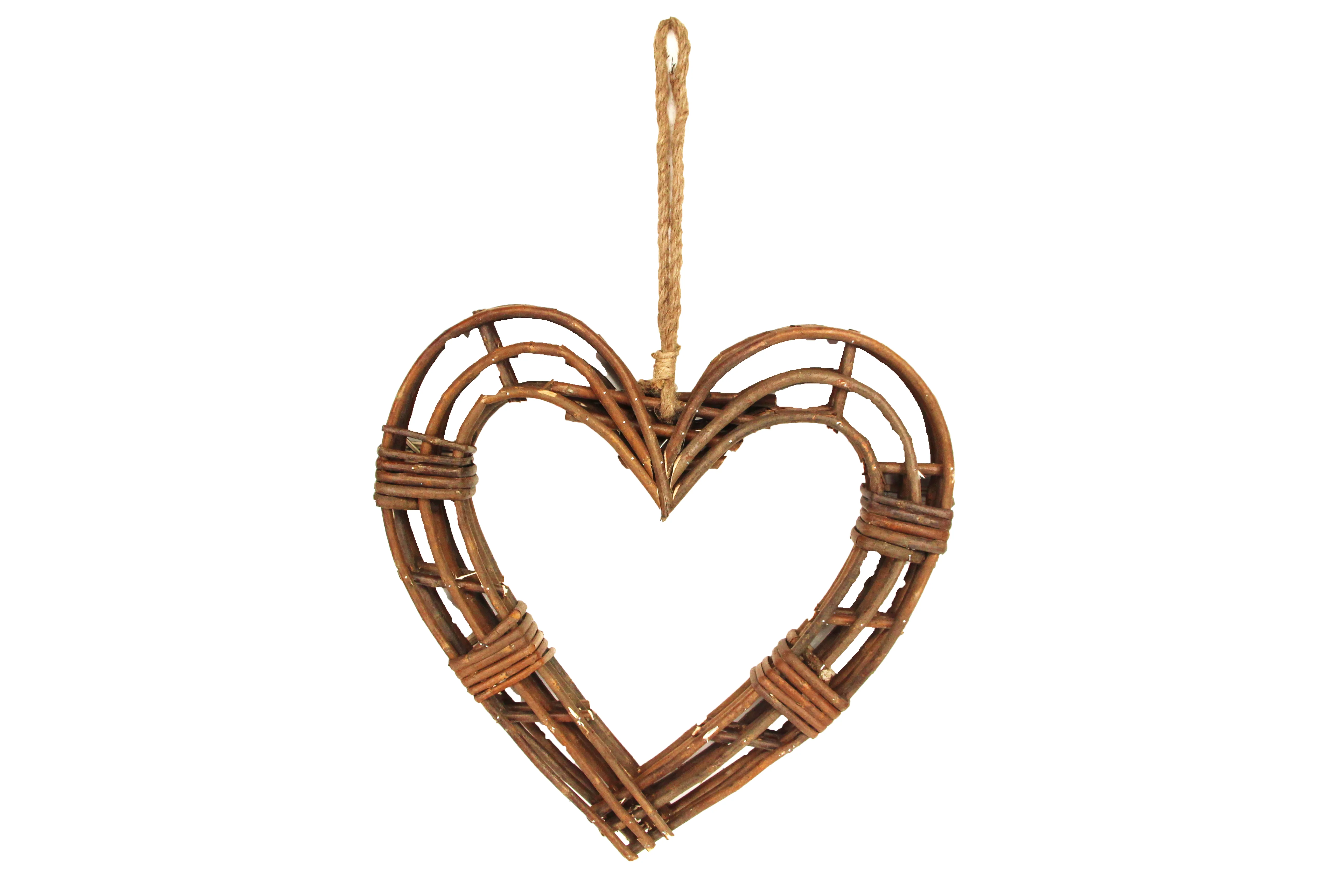 Twig Frame Heart Wreath, Sml